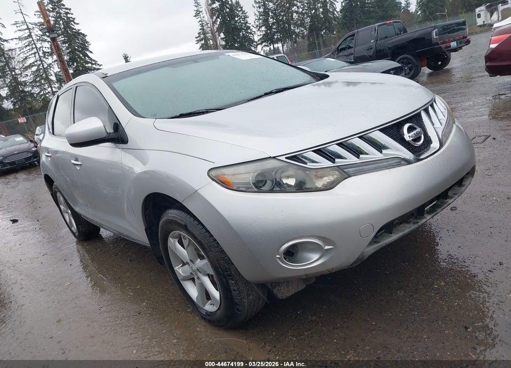 2010 NISSAN MURANO S VIN: JN8AZ1MW6AW110942