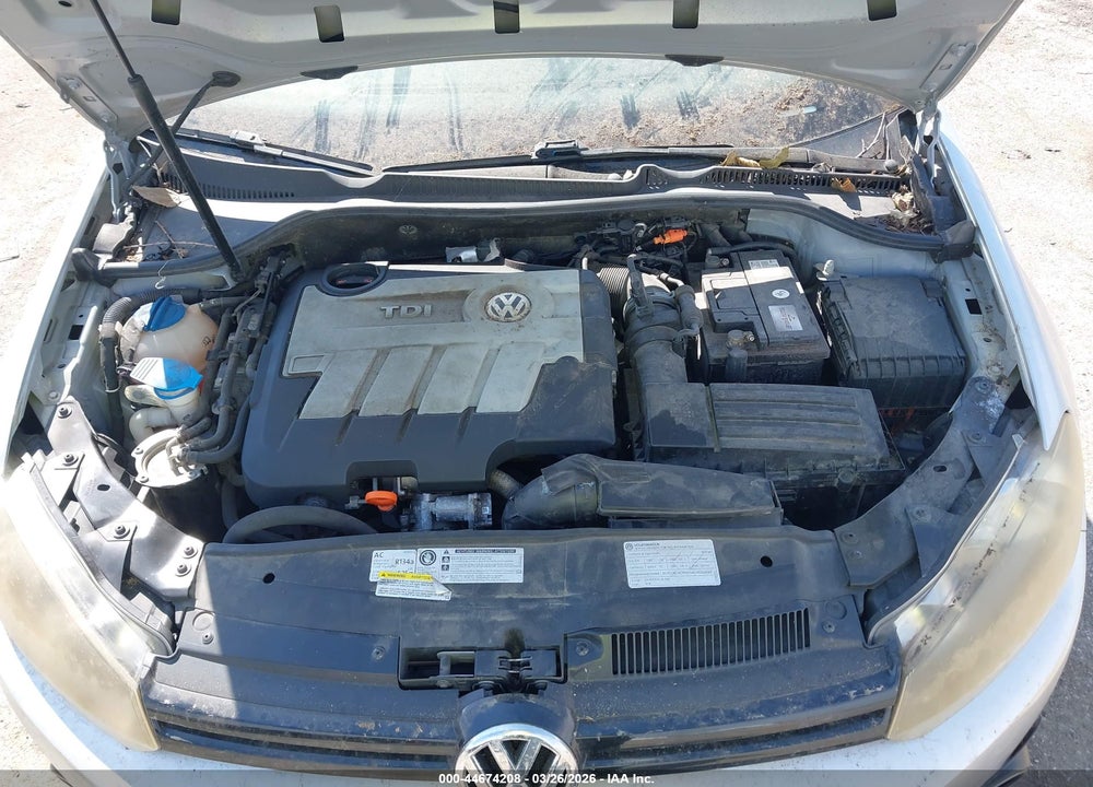 2013 VOLKSWAGEN GOLF 2.0L TDI 4-DOOR VIN: WVWDM7AJ4DW052062