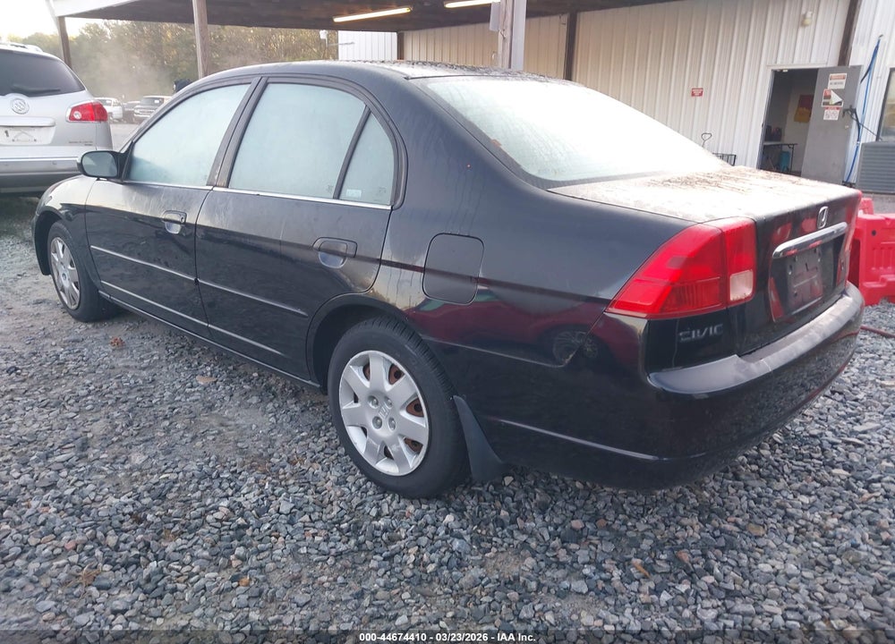 2001 HONDA CIVIC EX VIN: 1HGES26741L012332
