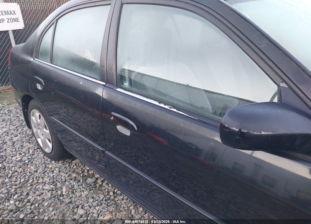 2001 HONDA CIVIC EX VIN: 1HGES26741L012332