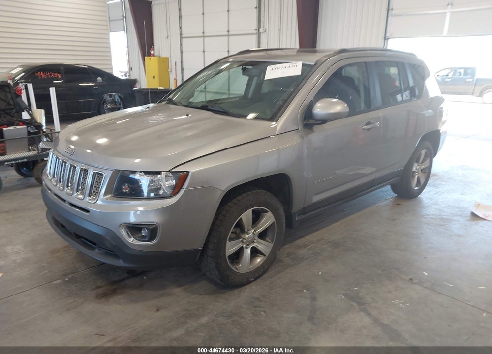 2017 JEEP COMPASS HIGH ALTITUDE 4X4 VIN: 1C4NJDEBXHD139318
