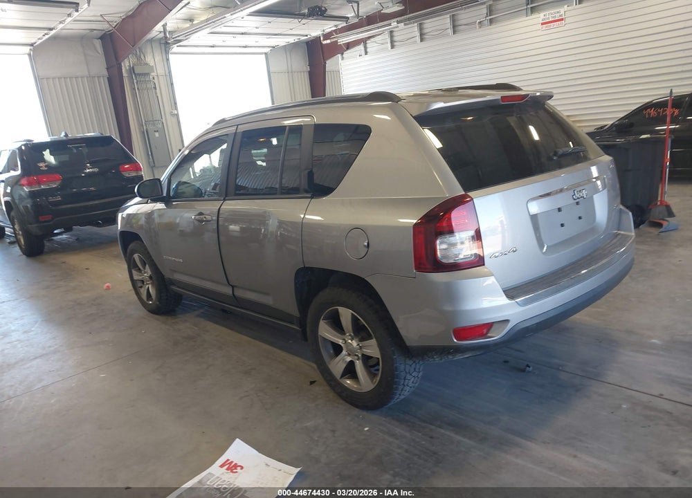 2017 JEEP COMPASS HIGH ALTITUDE 4X4 VIN: 1C4NJDEBXHD139318
