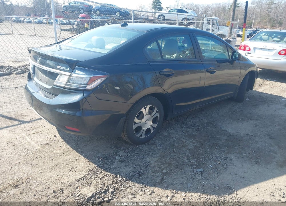 2013 HONDA CIVIC HYBRID VIN: 19XFB4F20DE202838