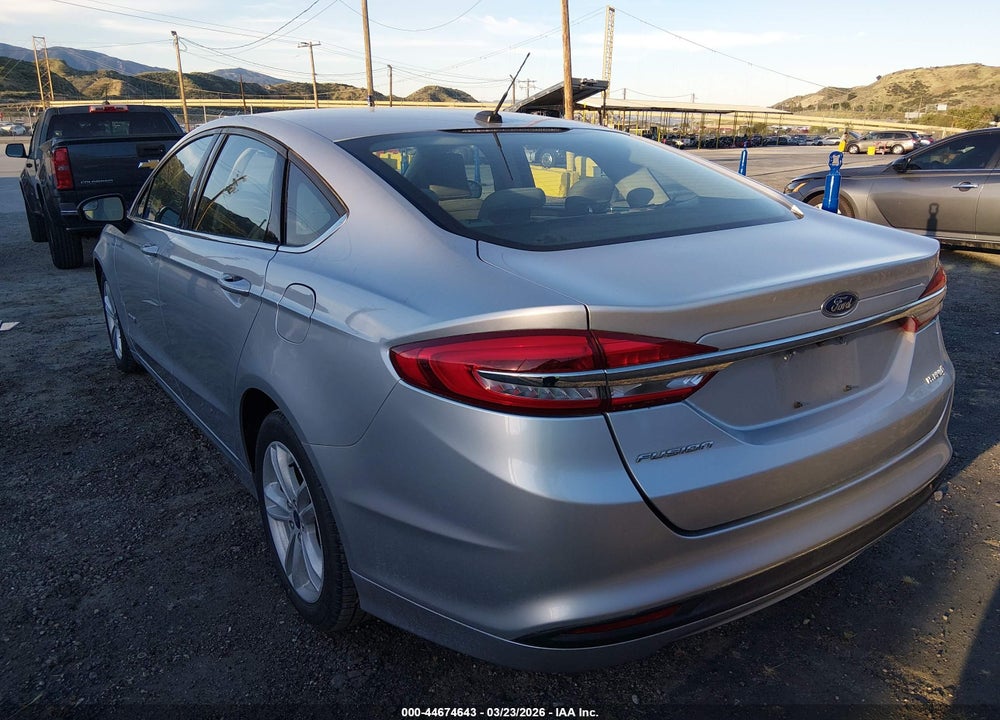 2018 FORD FUSION HYBRID S VIN: 3FA6P0UU8JR235725