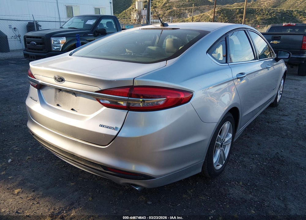 2018 FORD FUSION HYBRID S VIN: 3FA6P0UU8JR235725