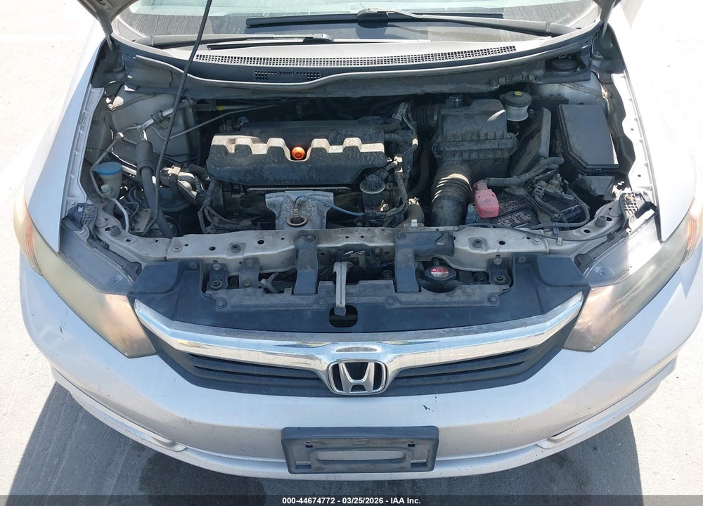 2012 HONDA CIVIC EX VIN: 19XFB2F82CE320817