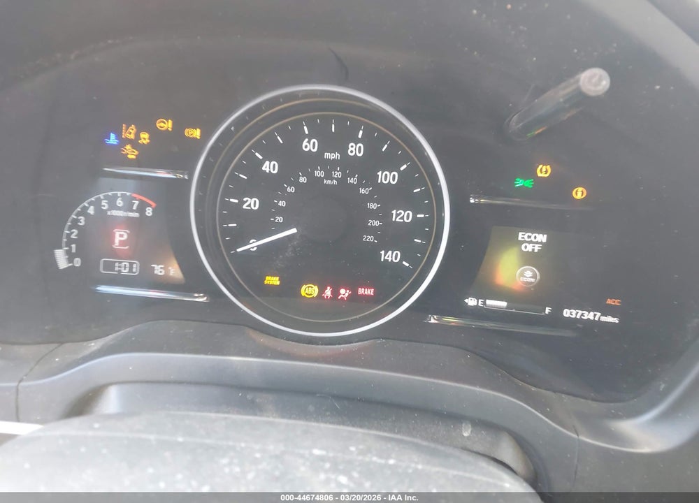2021 HONDA HR-V 2WD EX-L VIN: 3CZRU5H75MM704685