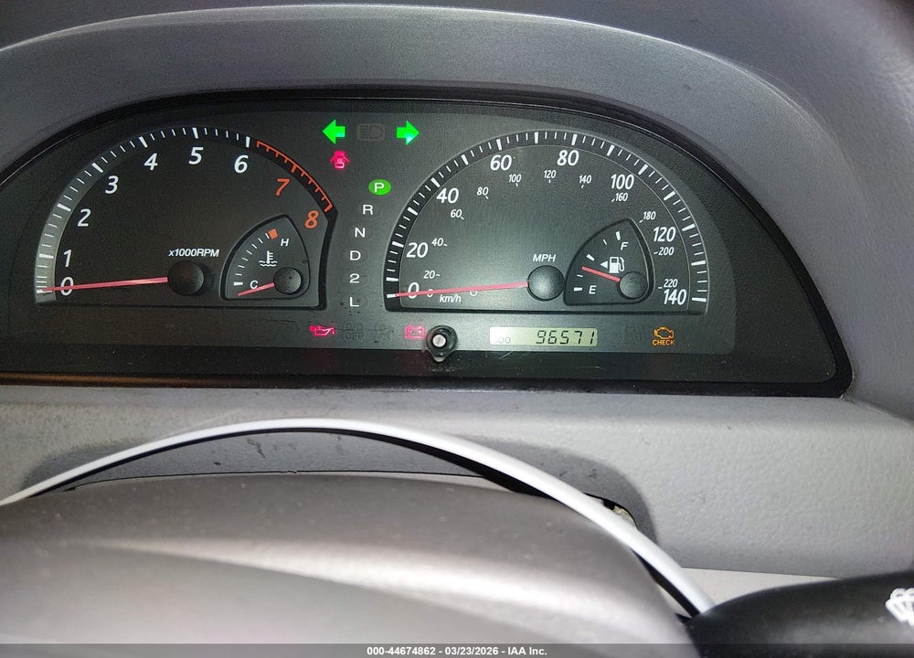 2002 TOYOTA CAMRY LE VIN: 4T1BE32KX2U627208