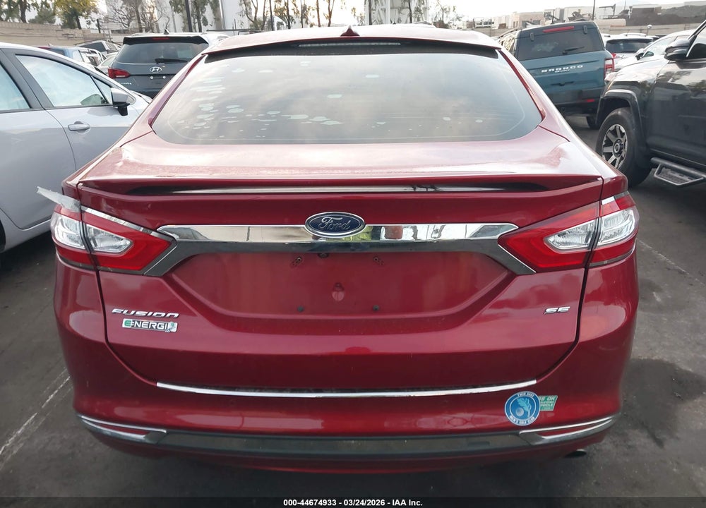2016 FORD FUSION ENERGI SE LUXURY VIN: 3FA6P0PU5GR304956