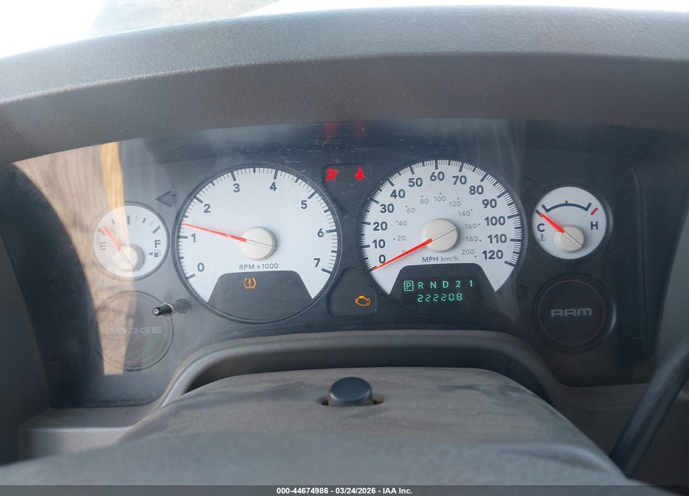 2008 DODGE RAM 1500 ST/SXT VIN: 1D7HA18N28S604466
