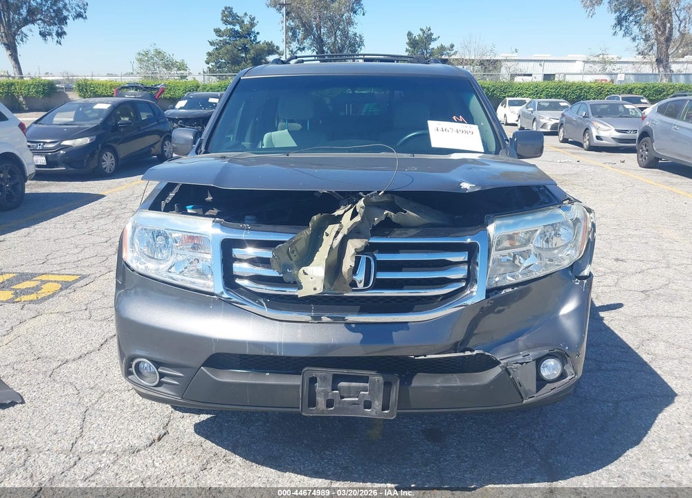 2012 HONDA PILOT EX VIN: 5FNYF3H45CB010278