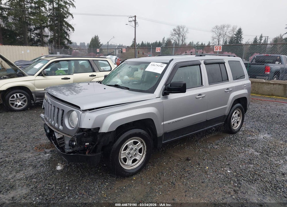 2015 JEEP PATRIOT SPORT VIN: 1C4NJPBA4FD284171