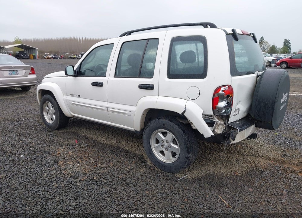 2002 JEEP LIBERTY LIMITED EDITION VIN: 1J4GL58K72W367982