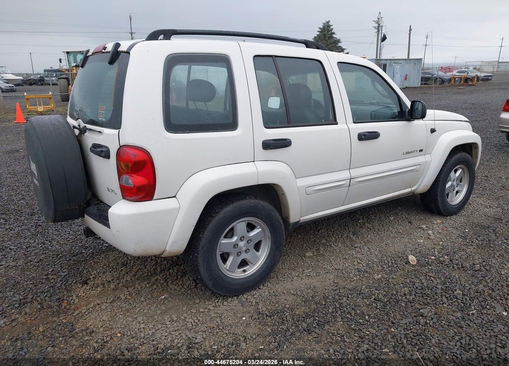 2002 JEEP LIBERTY LIMITED EDITION VIN: 1J4GL58K72W367982
