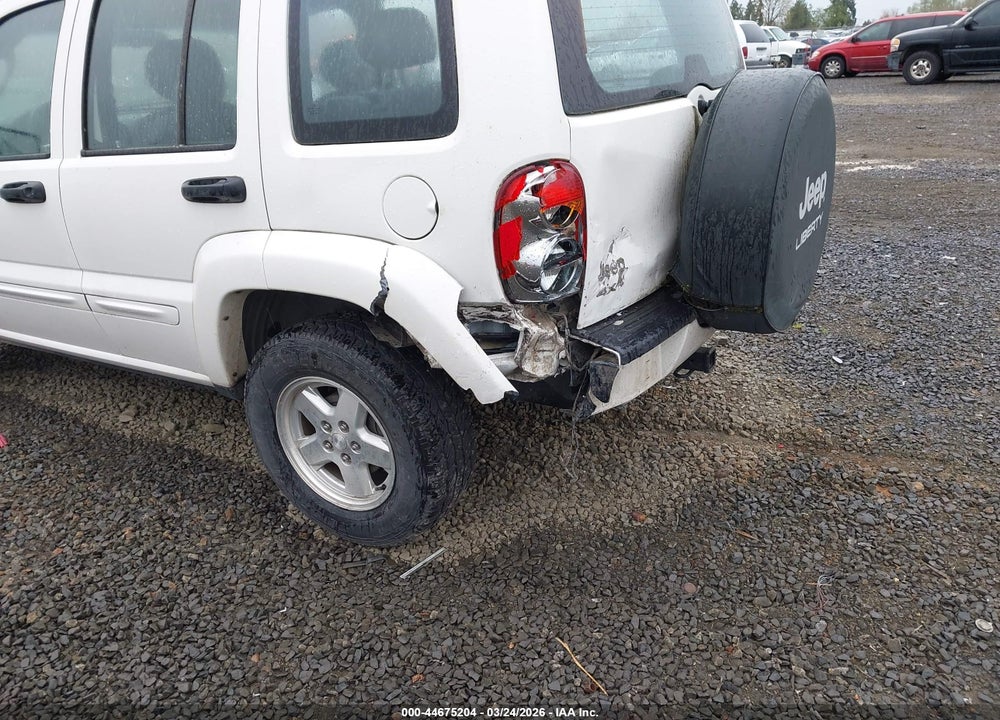 2002 JEEP LIBERTY LIMITED EDITION VIN: 1J4GL58K72W367982