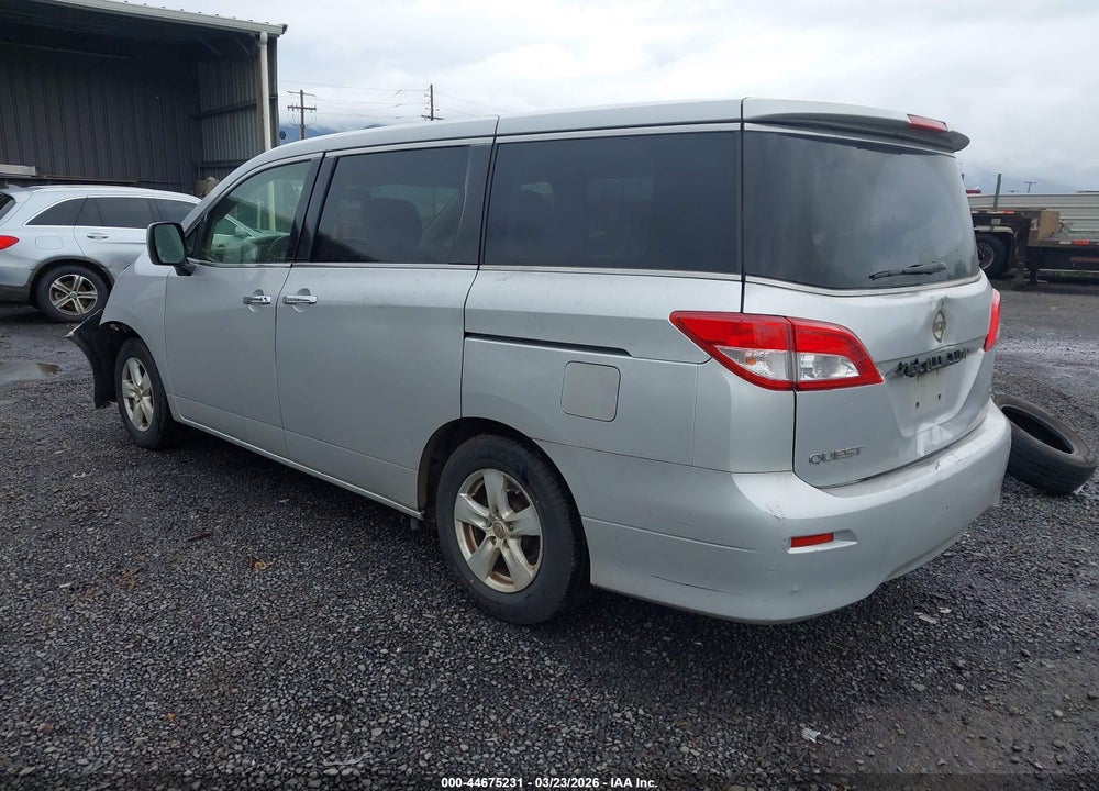 2015 NISSAN QUEST PLATINUM/S/SL/SV VIN: JN8AE2KP1F9124623