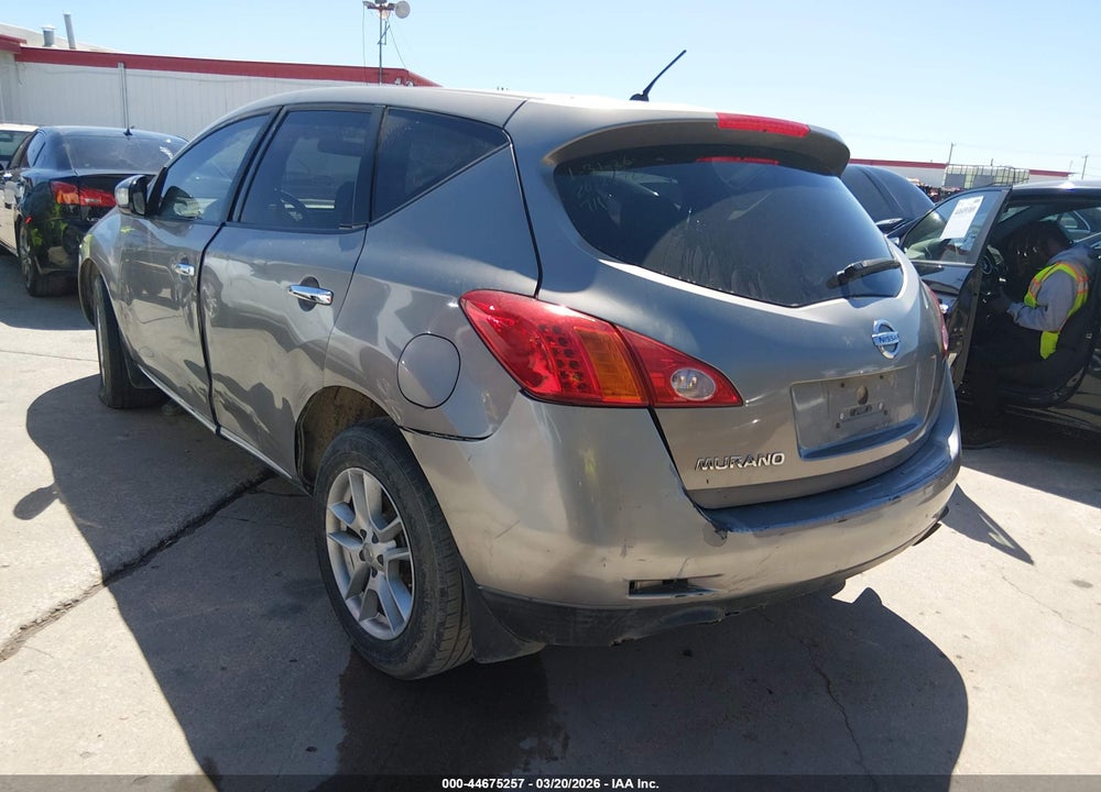 2010 NISSAN MURANO S VIN: JN8AZ1MUXAW015248
