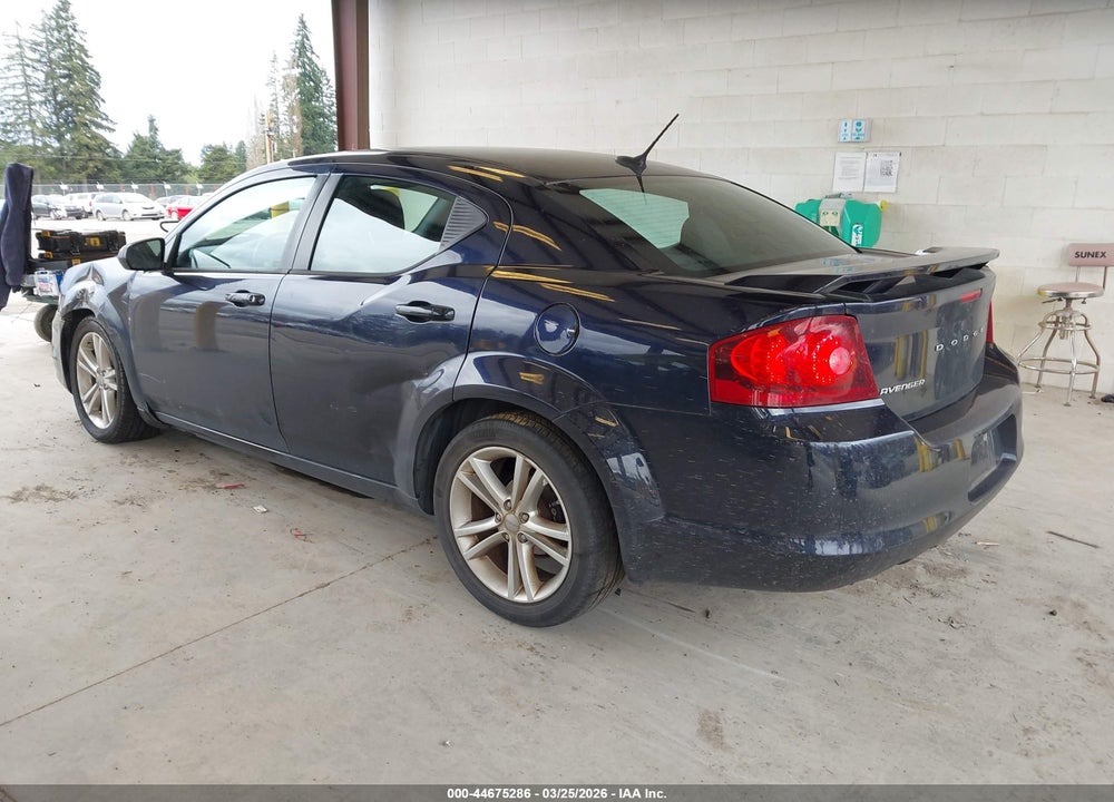 2012 DODGE AVENGER SXT PLUS VIN: 1C3CDZEG1CN165515