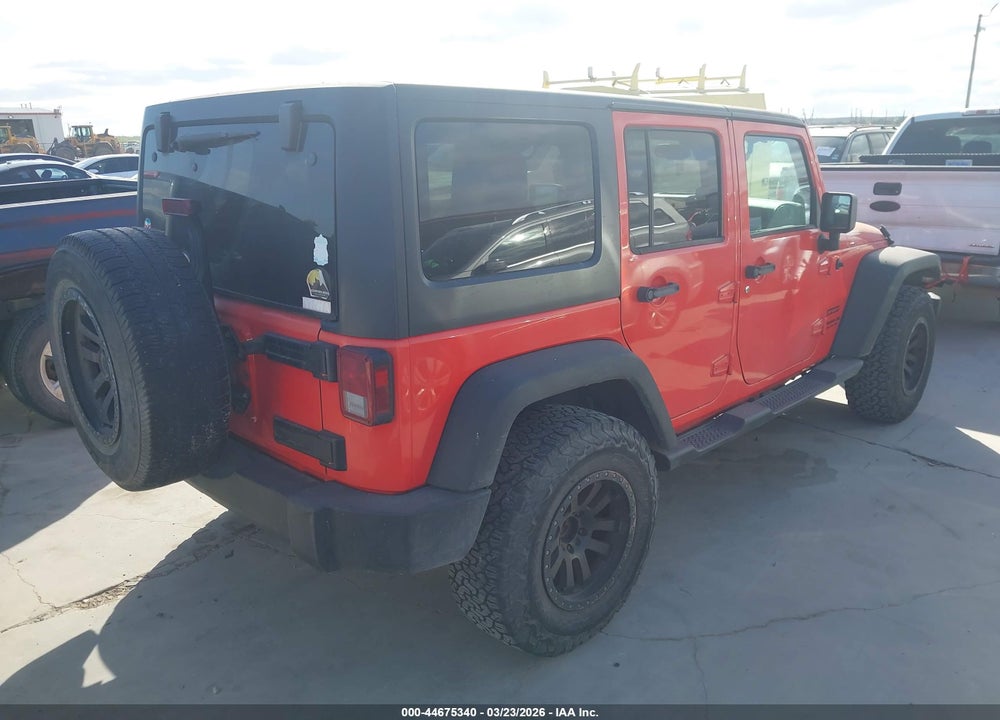 2013 JEEP WRANGLER UNLIMITED SPORT VIN: 1C4BJWDG8DL657780