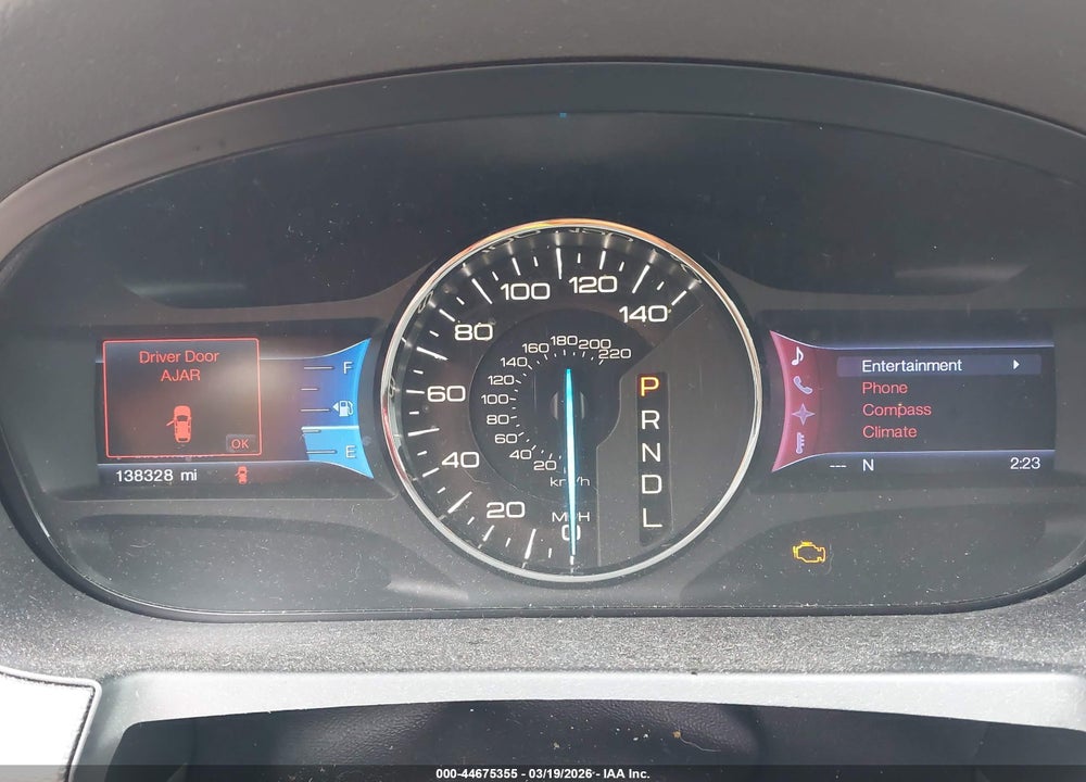 2013 FORD EDGE SEL VIN: 2FMDK3J90DBA59351