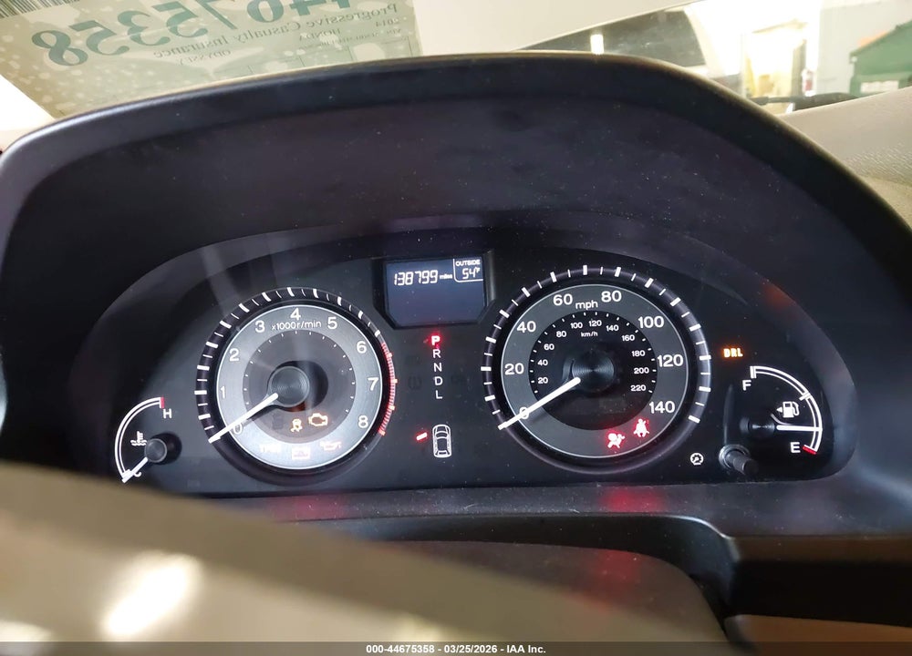 2014 HONDA ODYSSEY EX VIN: 5FNRL5H45EB062666