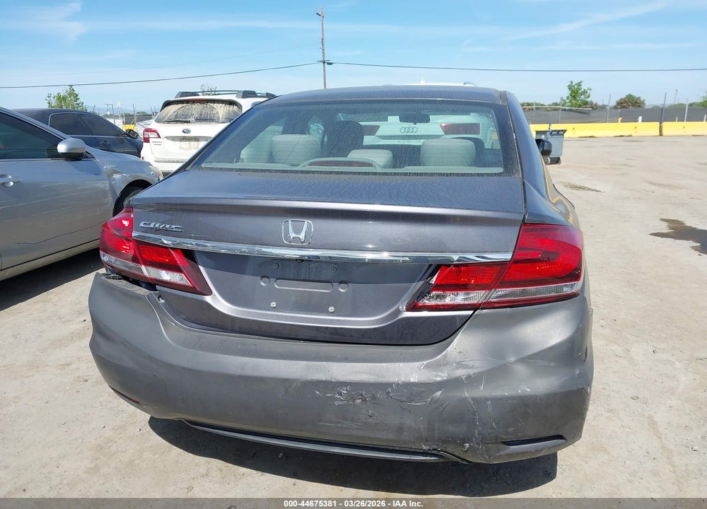 2014 HONDA CIVIC LX VIN: 19XFB2F50EE201978