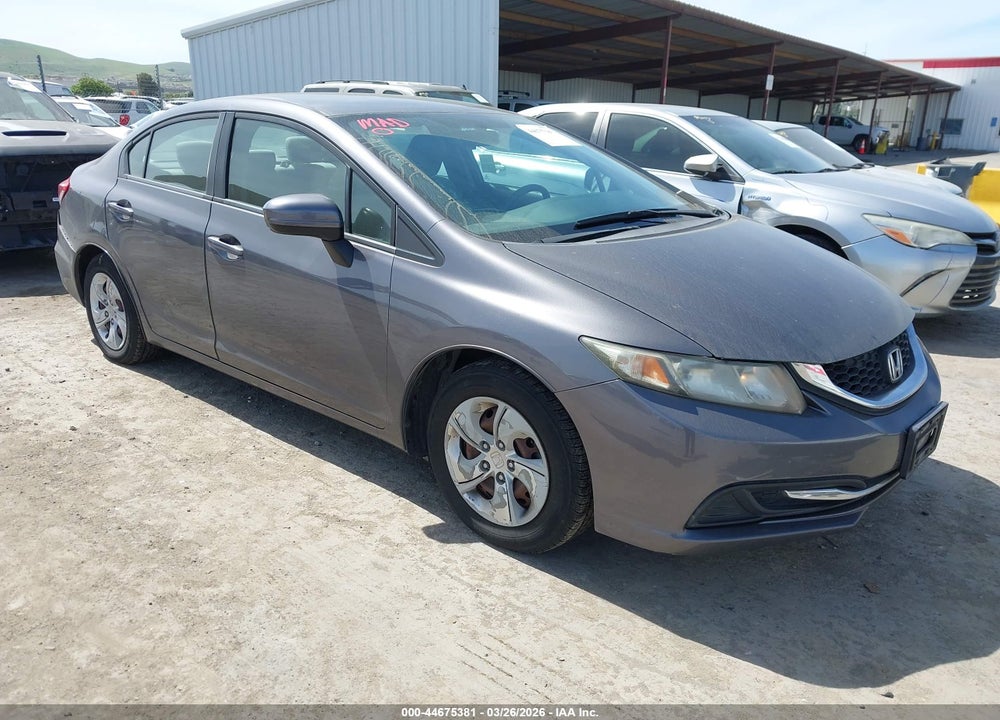 2014 HONDA CIVIC LX VIN: 19XFB2F50EE201978