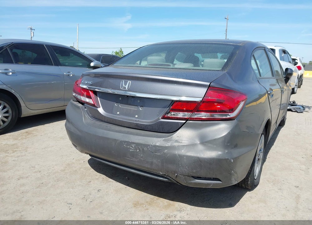2014 HONDA CIVIC LX VIN: 19XFB2F50EE201978