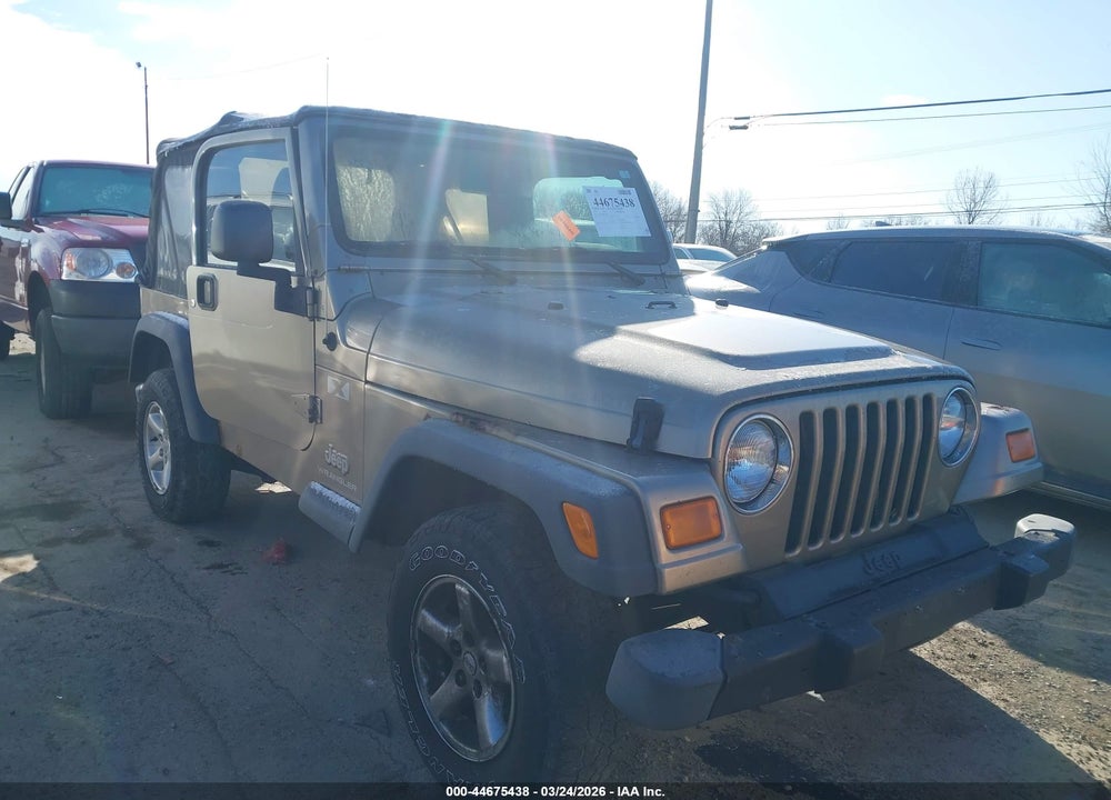 2004 JEEP WRANGLER X VIN: 1J4FA39S24P717181