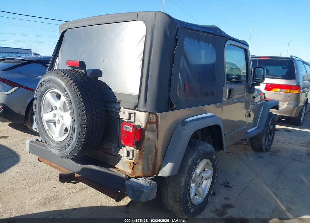 2004 JEEP WRANGLER X VIN: 1J4FA39S24P717181
