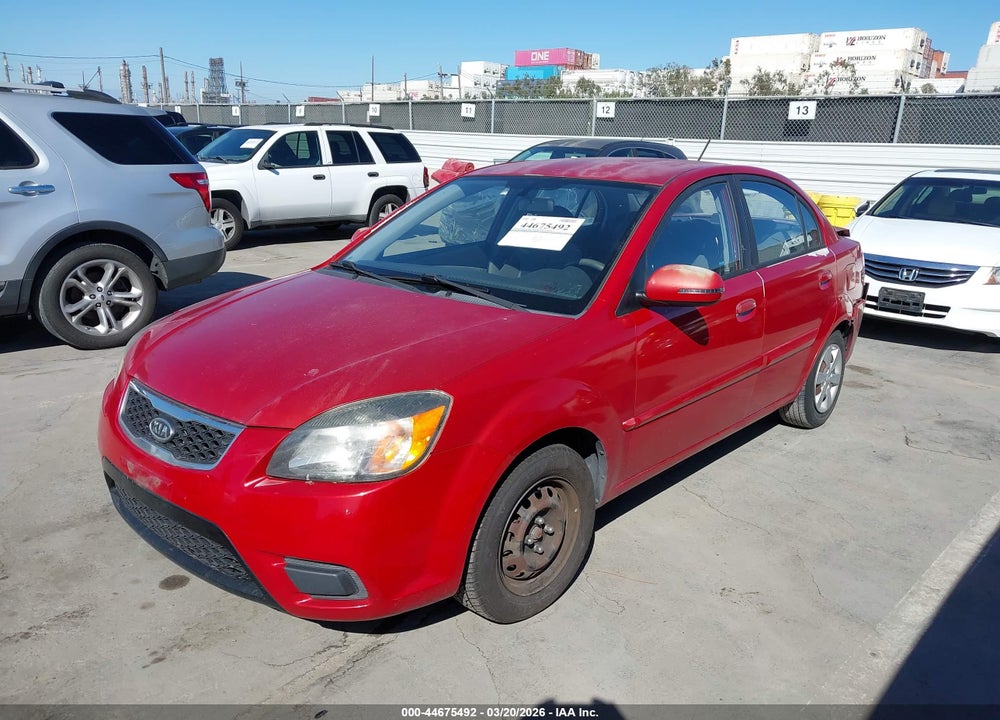 2011 KIA RIO LX VIN: KNADH4A36B6960513