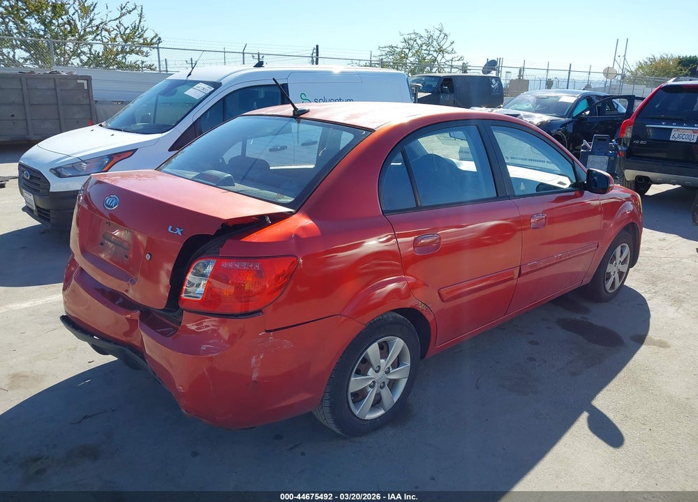 2011 KIA RIO LX VIN: KNADH4A36B6960513