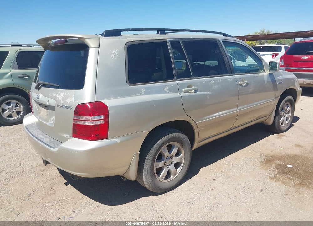 2001 TOYOTA HIGHLANDER V6 VIN: JTEHF21A910040949