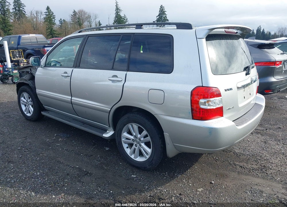 2006 TOYOTA HIGHLANDER HYBRID V6 VIN: JTEEW21A360019993