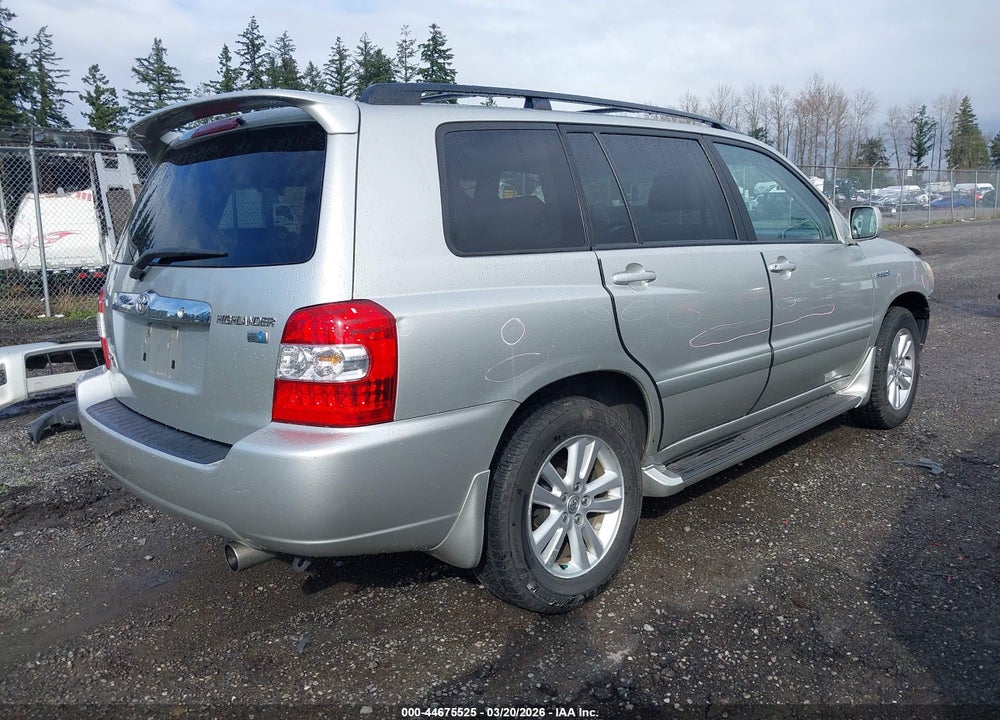 2006 TOYOTA HIGHLANDER HYBRID V6 VIN: JTEEW21A360019993