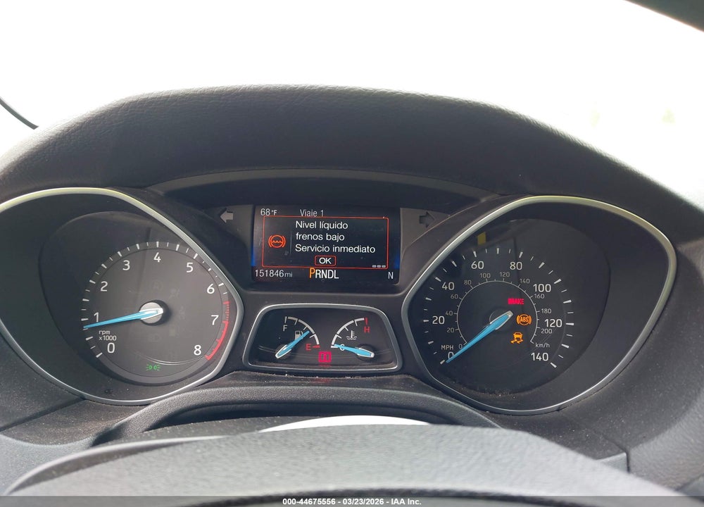 2017 FORD FOCUS SE VIN: 1FADP3K27HL278195