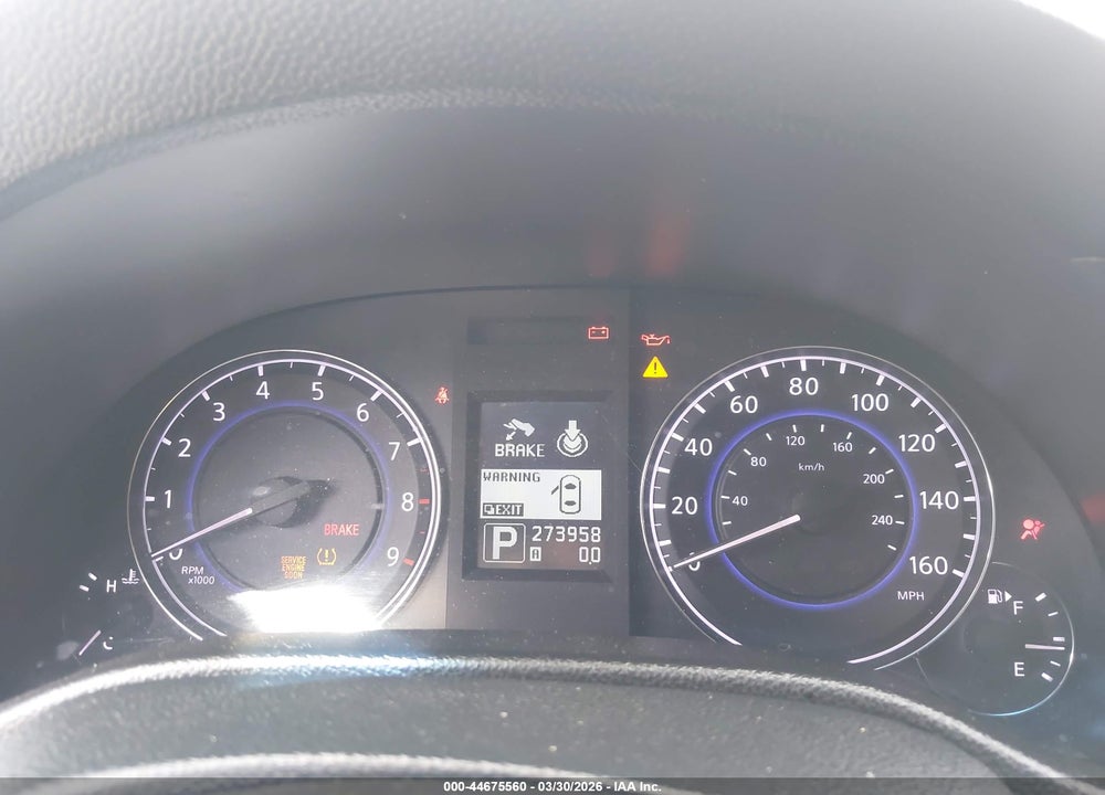 2011 INFINITI G37 JOURNEY VIN: JN1CV6AP6BM510154