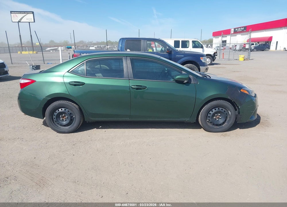 2014 TOYOTA COROLLA LE VIN: 5YFBURHEXEP053710
