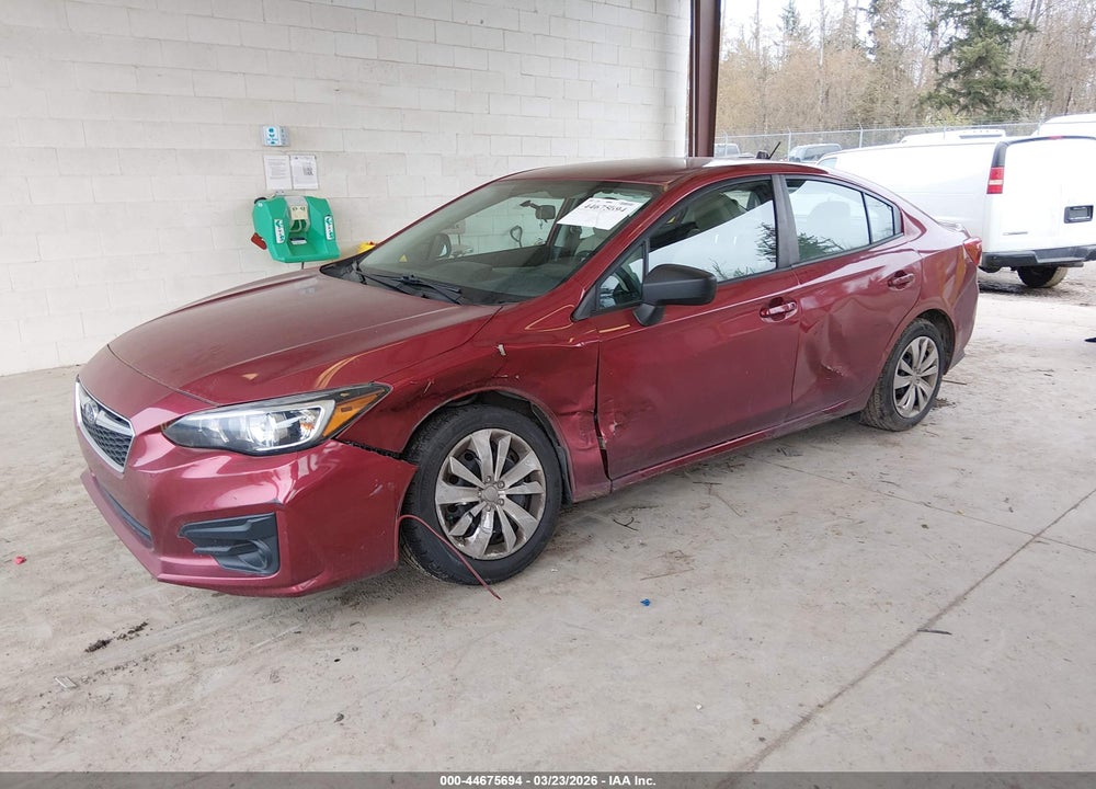2019 SUBARU IMPREZA 2.0I VIN: 4S3GKAA6XK3627310