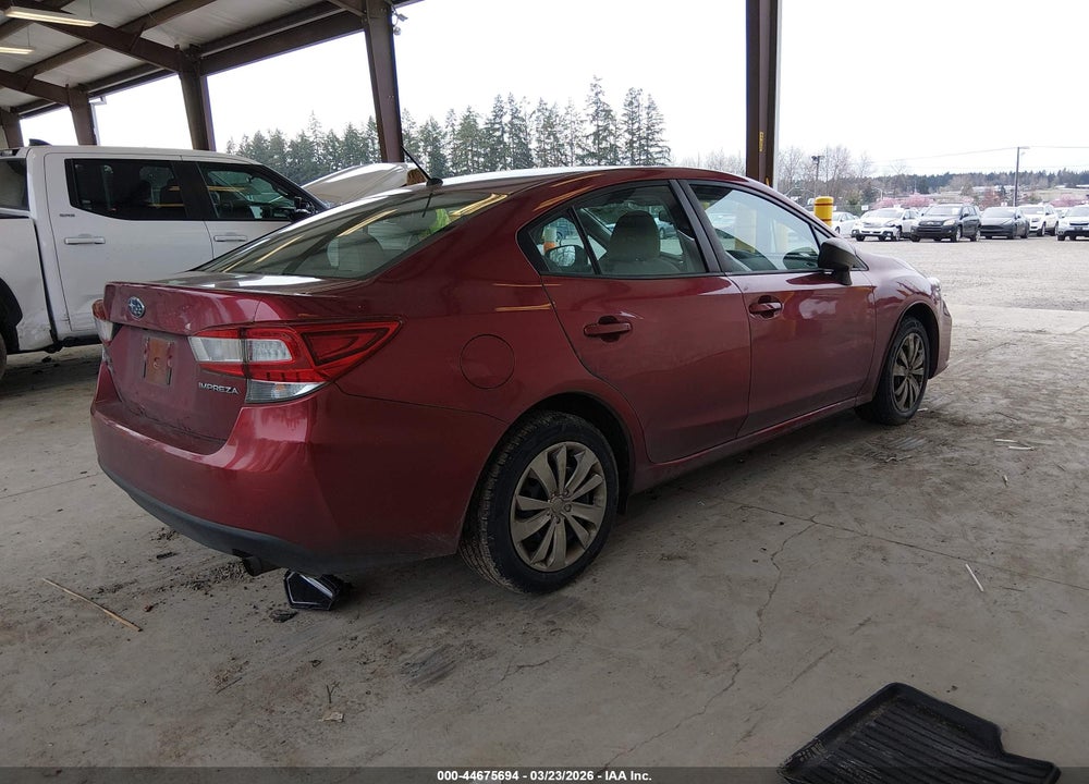 2019 SUBARU IMPREZA 2.0I VIN: 4S3GKAA6XK3627310