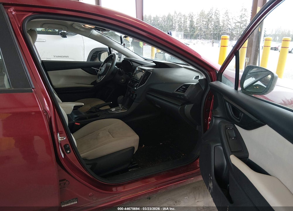 2019 SUBARU IMPREZA 2.0I VIN: 4S3GKAA6XK3627310