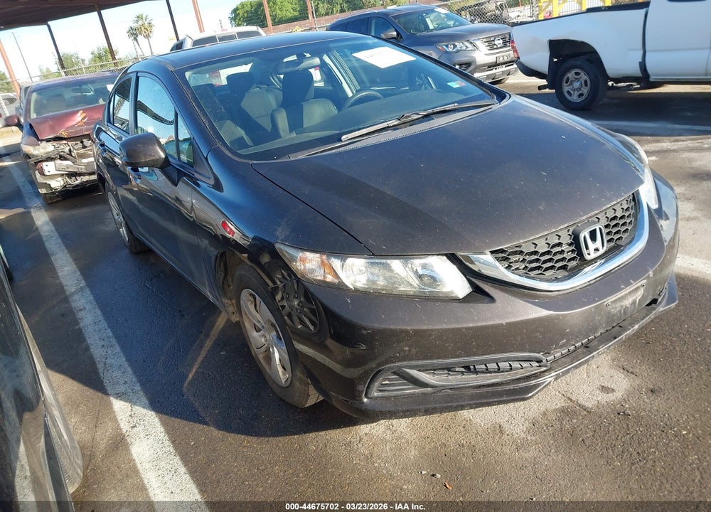 2013 HONDA CIVIC LX VIN: 19XFB2F52DE057316