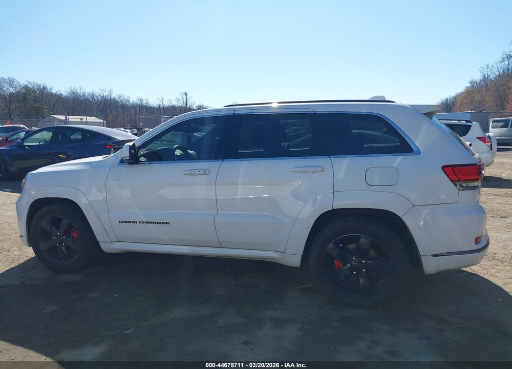 2015 JEEP GRAND CHEROKEE HIGH ALTITUDE VIN: 1C4RJECG6FC160417