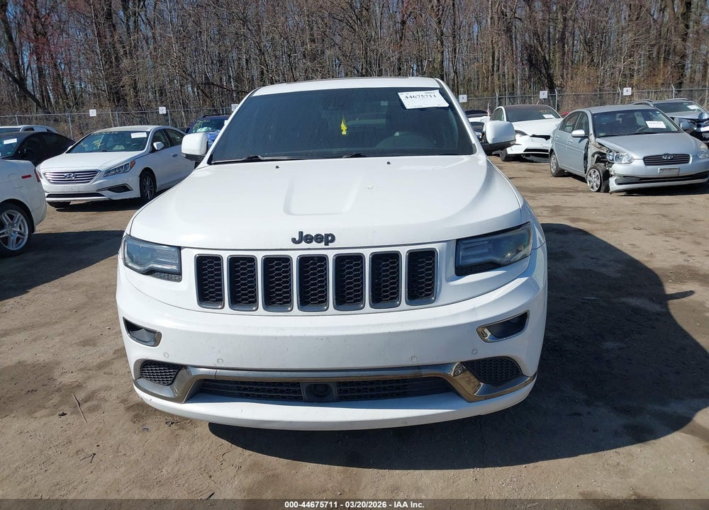 2015 JEEP GRAND CHEROKEE HIGH ALTITUDE VIN: 1C4RJECG6FC160417
