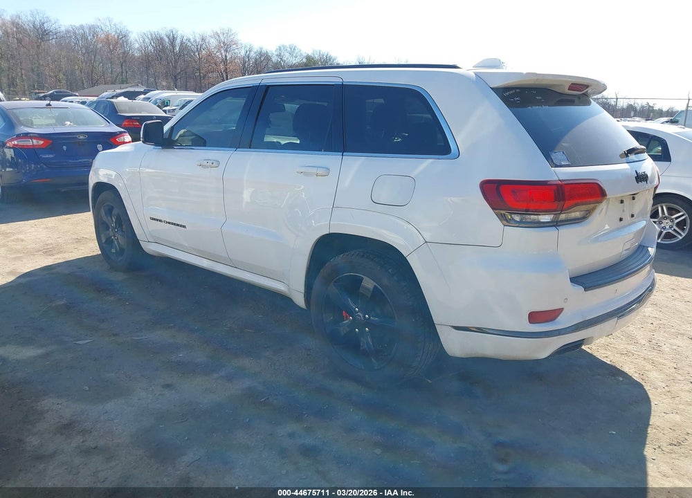 2015 JEEP GRAND CHEROKEE HIGH ALTITUDE VIN: 1C4RJECG6FC160417