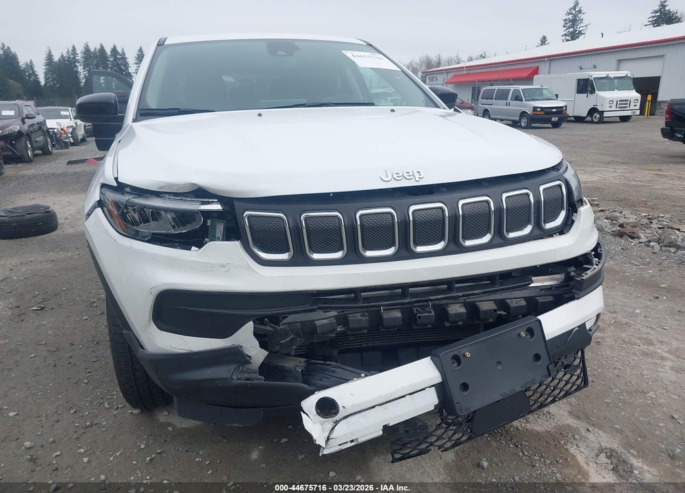 2022 JEEP COMPASS SPORT 4X4 VIN: 3C4NJDAB3NT164184