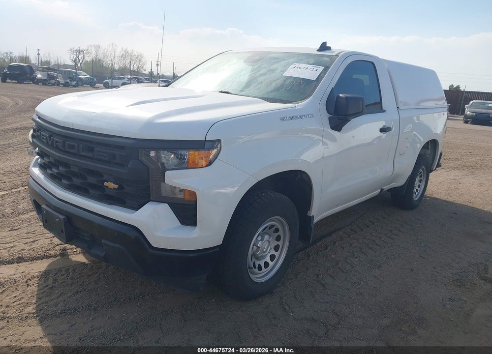 2023 CHEVROLET SILVERADO 1500 2WD  STANDARD BED WT VIN: 3GCNAAEK0PG347224