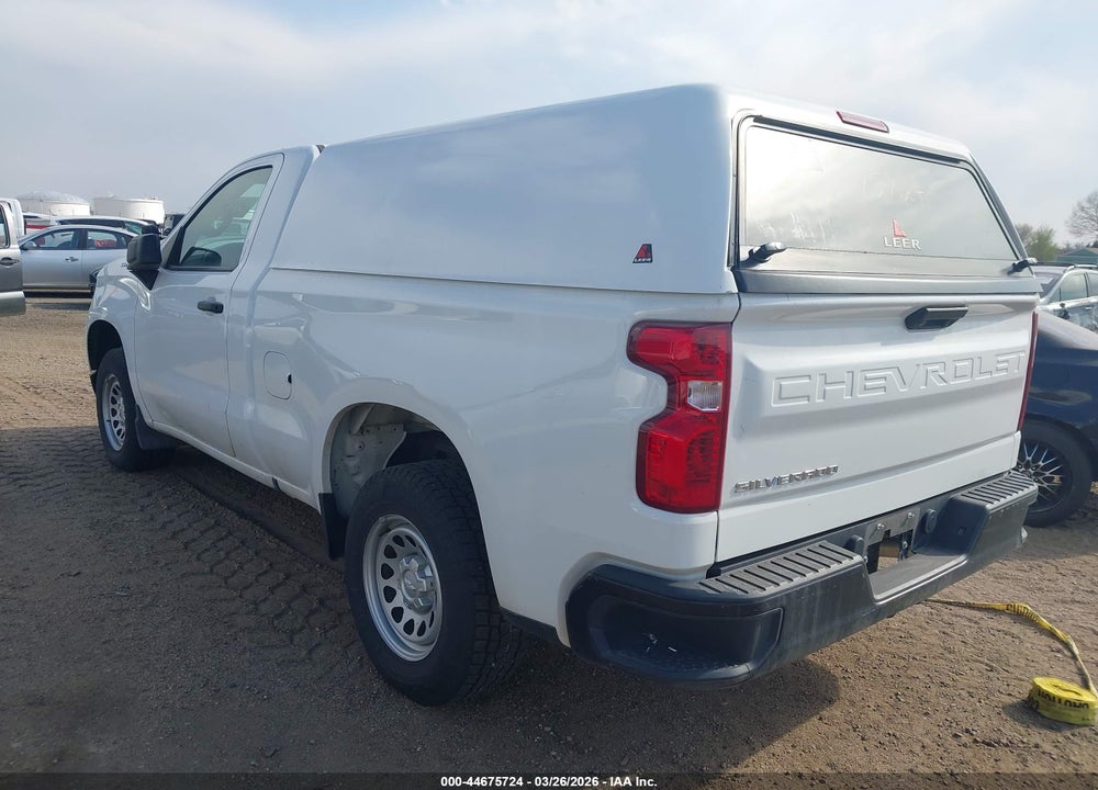 2023 CHEVROLET SILVERADO 1500 2WD  STANDARD BED WT VIN: 3GCNAAEK0PG347224