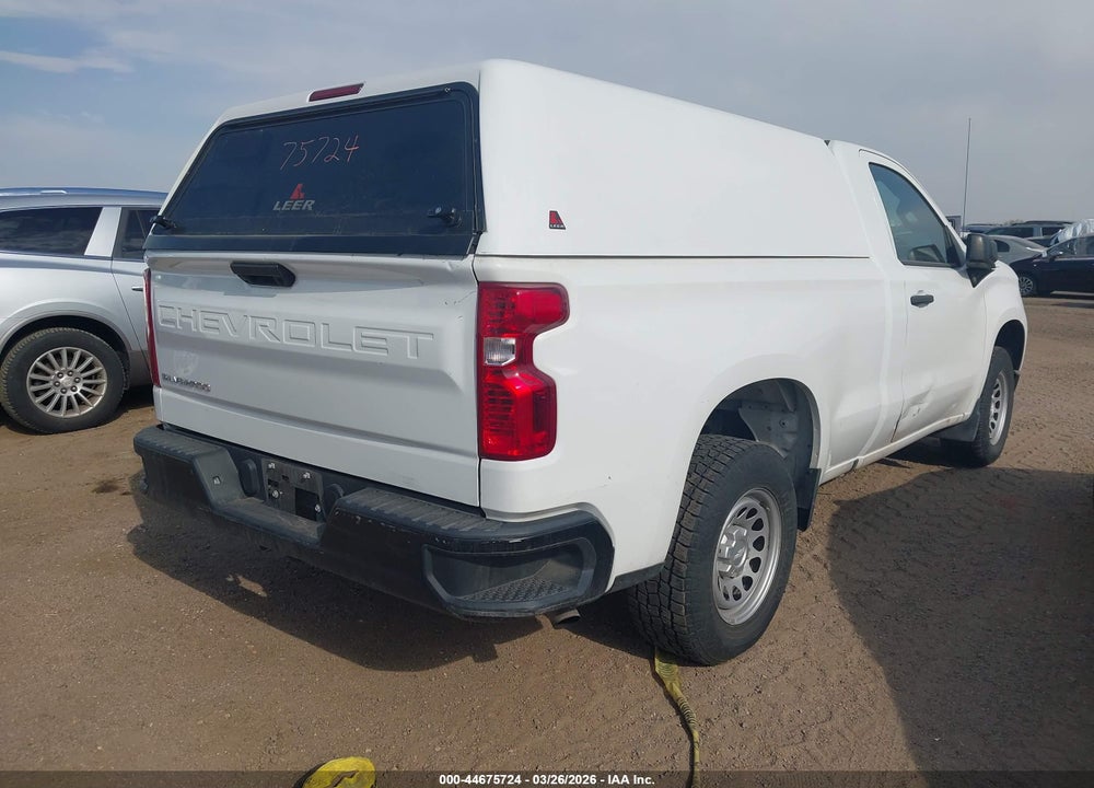 2023 CHEVROLET SILVERADO 1500 2WD  STANDARD BED WT VIN: 3GCNAAEK0PG347224