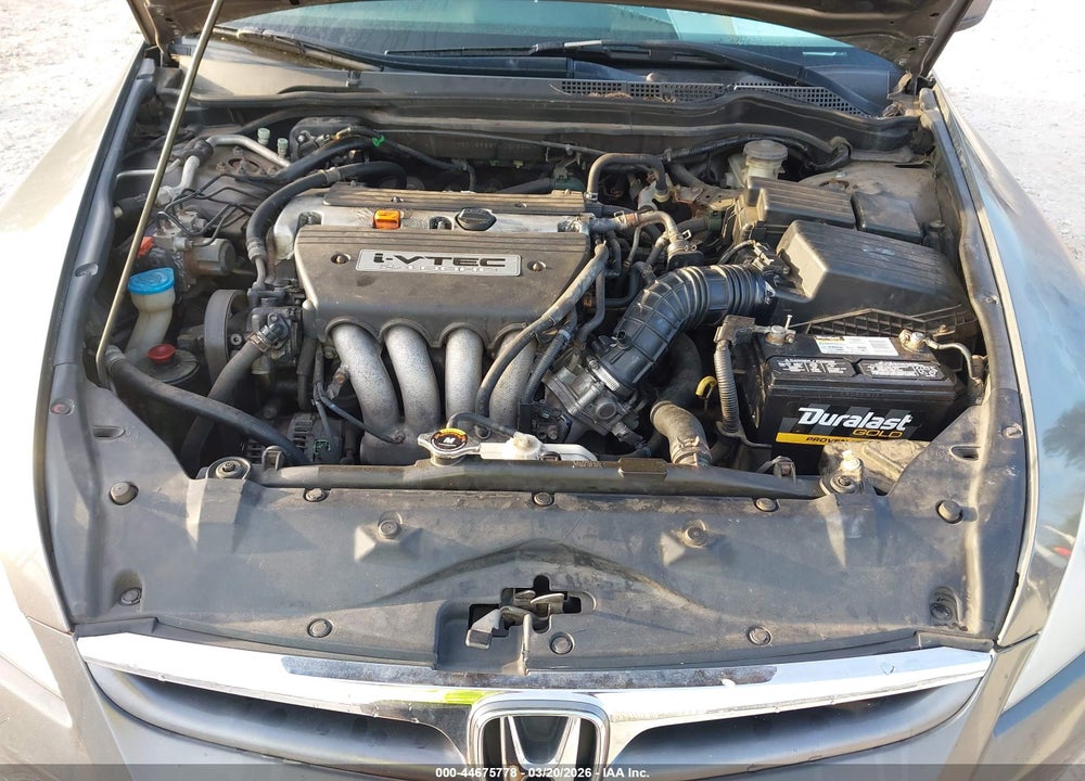 2007 HONDA ACCORD 2.4 EX VIN: 1HGCM56867A071544